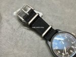 M+ Factory IWC Pilot IW326901 41mm Ceramic Textile Strap Arabic Numerals Black Dial - Image 8
