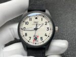 M+ Factory IWC Pilot IW326905 41mm Ceramic Textile Strap White Dial