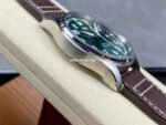 M+ Factory IWC Pilot Mark IW328205 40mm Steel Leather Strap Arabic Numerals Green Dial - Image 5