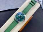 M+ Factory IWC Pilot Mark IW328205 40mm Steel Rubber Strap Arabic Numerals Green Dial - Image 4
