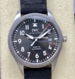 M+ Factory IWC Pilot’s Watch Mark XX Patrouille Suisse IW328209 40mm Titanium Self-Detachable Strap Grey Dial