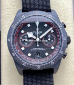 M+ Factory Tudor Pelagos M25827KN-0001 43mm Carbon Fiber Textile Strap Black Dial