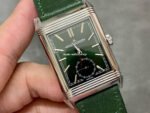 MG Factory Jaeger-LeCoultre Reverso Double-Sided Dual Time Zone Q397843J 29mm Steel Leather Strap Green Dial - Image 2