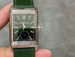 MG Factory Jaeger-LeCoultre Reverso Double-Sided Dual Time Zone Q397843J 29mm Steel Leather Strap Green Dial