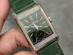 MG Factory Jaeger-LeCoultre Reverso Double-Sided Dual Time Zone Q397843J 29mm Steel Leather Strap Green Dial - Image 3