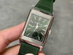 MG Factory Jaeger-LeCoultre Reverso Double-Sided Dual Time Zone Q397843J 29mm Steel Leather Strap Green Dial - Image 4