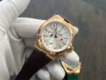 MKF Factory Vacheron Constantin Overseas Dual Time 7900V000R-B336 Rubber Strap Rose Gold Silver Dial - Image 3