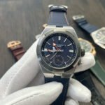 MKF Factory Vacheron Constantin Overseas Dual Time 7910V000T-B922 Canvas Strap Gray Blue Dial