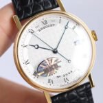MKS Factory Breguet Classique 5157BR/11/9V6 38mm Rose Gold Leather Strap Roman Numerals Silver Dial - Image 2