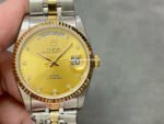 MKS Factory Tudor Date-Day 76213-0011 35mm Half Gold Diamond Gold Dial