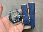 MS Factory Hublot Spirit of Big Bang 642.NX.7170.RX 42mm Titanium Blue Rubber Strap Skeletonized Dial - Image 9