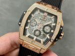 MS Factory Hublot Spirit of Big Bang 642.OX.0180.RX.1104 42mm Rose Gold Rubber Strap Skeletonized Dial - Image 3