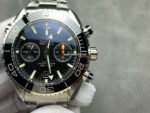 M+S Factory Omega Seamaster Planet Ocean Chronograph 215.30.46.51.01.001 45mm Full Steel Black Dial