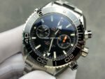 M+S Factory Omega Seamaster Planet Ocean Chronograph 215.30.46.51.01.001 45mm Full Steel Black Dial - Image 3