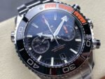 M+S Factory Omega Seamaster Planet Ocean Chronograph 215.30.46.51.01.002 45mm Full Steel Black Dial - Image 2
