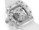 MS Factory Richard Mille RM052 44mm Clear Sapphire Crystal Emulsion Rubber Strap Skeletonized Skull Black Dial - Image 7