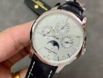 MX Factory Vacheron Constantin Patrimony 43175/000p-b190 41mm Steel Leather Strap Silver Dial - Image 3