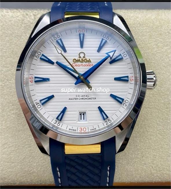N1-Factory-Omega-Seamaster-Aqua-Terra-Master-Co-Axial-Chronometer-220-4.jpg N1 Factory Omega Seamaster Aqua Terra Master Co-Axial Chronometer 220.12.41.21.02.004 41.5mm Steel Rubber Strap White Dial - Image 1
