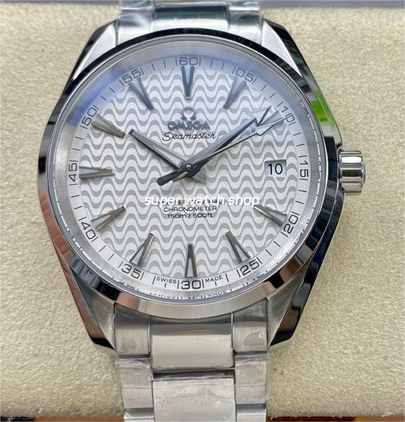 N1-Factory-Omega-Seamaster-Aqua-Terra-Master-Co-Axial-Chronometer-220.10.41.2-4.jpg N1 Factory Omega Seamaster Aqua Terra Master Co-Axial Chronometer 220.10.41.21.01.001 41.5mm Full Steel Silver Dial - Image 1