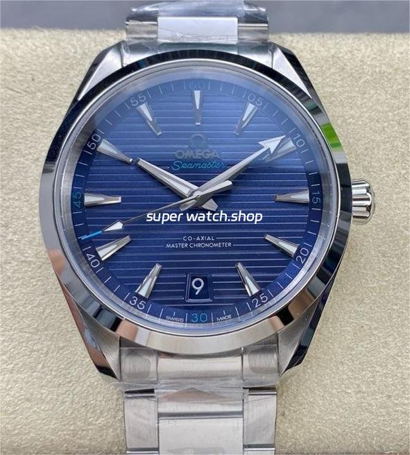 N1-Factory-Omega-Seamaster-Aqua-Terra-Master-Co-Axial-Chronometer-220.10.41.21-9-2.jpg N1 Factory Omega Seamaster Aqua Terra Master Co-Axial Chronometer 220.10.41.21.03.001 41.5mm Full Steel Blue Dial - Image 1