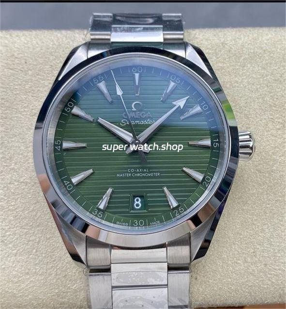 N1-Factory-Omega-Seamaster-Aqua-Terra-Master-Co-Axial-Chronometer-220.10.41.21-9-5.jpg N1 Factory Omega Seamaster Aqua Terra Master Co-Axial Chronometer 220.10.41.21.10.001 41.5mm Full Steel Green Dial - Image 1