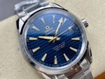 N1 Factory Omega Seamaster Aqua Terra Master Co-Axial Chronometer 231.10.42.21.03.006 41.5mm Full Steel Ripple Blue Dial - Image 2