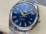 N1 Factory Omega Seamaster Aqua Terra Master Co-Axial Chronometer 231.10.42.21.03.006 41.5mm Full Steel Ripple Blue Dial - Image 3