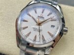 N1 Factory Omega Seamaster Aqua Terra Master Co-Axial Chronometer 231.10.42.21.02.006 41.5mm Full Steel White Dial - Image 3