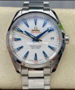 N1 Factory Omega Seamaster Aqua Terra Master Co-Axial Chronometer 41.5mm Full Steel White Dial