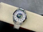 N1 Factory Omega Seamaster Aqua Terra World Time 220.93.43.22.99.001 43mm Full Steel White Dial - Image 4