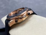N1 Factory Omega Seamaster Diver 300M Co-Axial Chronometer Chronograph 210.62.44.51.01.001 44mm Rose Gold Black Rubber Strap Black Dial - Image 6