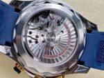 N1 Factory Omega Seamaster Diver 300M Co-Axial Chronometer Chronograph 210.22.42.20.03.001 44mm Gold&Steel Blue Rubber Strap Blue Dial - Image 7