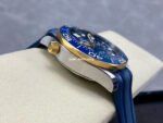 N1 Factory Omega Seamaster Diver 300M Co-Axial Chronometer Chronograph 210.22.42.20.03.001 44mm Gold&Steel Blue Rubber Strap Blue Dial - Image 5