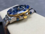 N1 Factory Omega Seamaster Diver 300M Co-Axial Chronometer Chronograph 210.20.44.51.03.001 44mm Full Steel&Gold Strap Blue Dial - Image 7