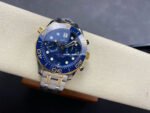 N1 Factory Omega Seamaster Diver 300M Co-Axial Chronometer Chronograph 210.20.44.51.03.001 44mm Full Steel&Gold Strap Blue Dial - Image 5