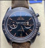 N1 Factory Omega Speedmaster Dark Side Of The Moon 311.92.44.51.01.006 44.25mm Ceramic Leather Strap Black Dial