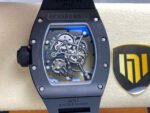 NEW Factory Richard Mille RM055 Bubba Watson 42.7mm Ceramic Black Rubber Strap Skeletonized Black Dial - Image 7