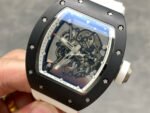 NEW Factory Richard Mille RM055 Bubba Watson 42.7mm Ceramic White Rubber Strap Skeletonized White Dial - Image 3