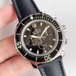 OM Factory Blancpain Fifty Fathoms 5085F-1130-52 45mm Steel Textile Strap Black Dial - Image 3
