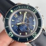 OM Factory Blancpain Fifty Fathoms 5085FB-1140-52B 45mm Steel Textile Strap Blue Dial - Image 4