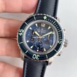 OM Factory Blancpain Fifty Fathoms 5085FB-1140-52B 45mm Steel Textile Strap Blue Dial - Image 3
