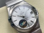 OM+ Factory Omega Constellation Men 123.10.38.21.02.001 38mm Full Steel Silver Dial - Image 2