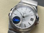 OM+ Factory Omega Constellation Men 123.10.38.21.02.001 38mm Full Steel Silver Dial - Image 3