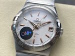 OM+ Factory Omega Constellation Men 123.10.38.21.02.002 38mm Full Steel Silver Dial - Image 3