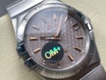 OM+ Factory Omega Constellation Men 123.10.38.21.06.002 38mm Full Steel Pink Dial - Image 2