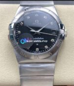 OM+ Factory Omega Constellation Men 123.10.38.21.51.00 38mm Full Steel Diamond Black Dial