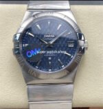 OM+ Factory Omega Constellation Men 123.20.38.21.02.004 38mm Full Steel Blue Dial