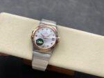 OM+ Factory Omega Constellation Men 123.20.38.21.52.002 38mm Rose Gold Steel Diamond Silver Dial - Image 5