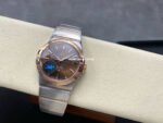 OM+ Factory Omega Constellation Men 38mm Rose Gold Steel Brown Dial - Image 5