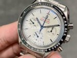 OM Factory Omega Speedmaster Professional Moonwatch 310.30.42.50.04.001 42mm Full Steel White Dial - Image 3